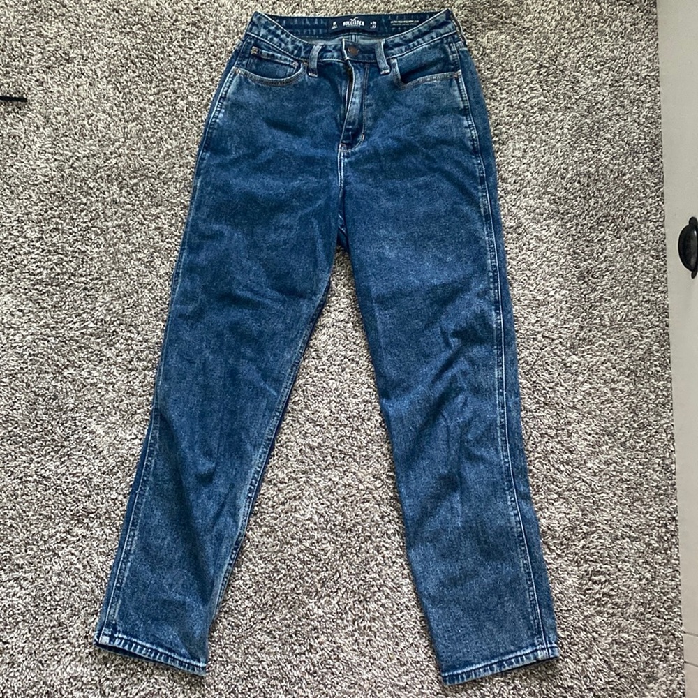 hollister mom jeans